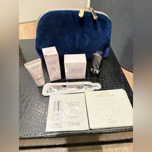 Dior Skincare with make up bag